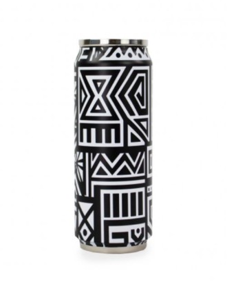 Cutie izoterma cu pai, 500 ml, Ethnic - YOKO DESIGN